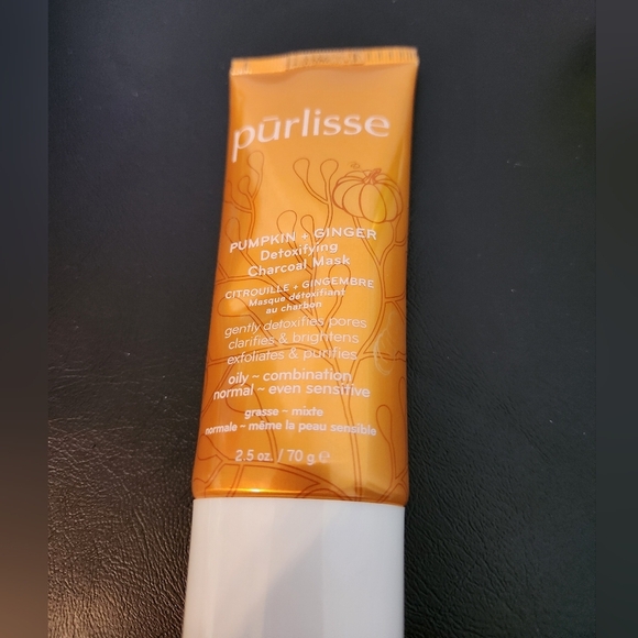 Purlisse Pumpkin+Ginger Detoxifying Charcoal Mask And Matca Green Tea+Lemon - Picture 2 of 6